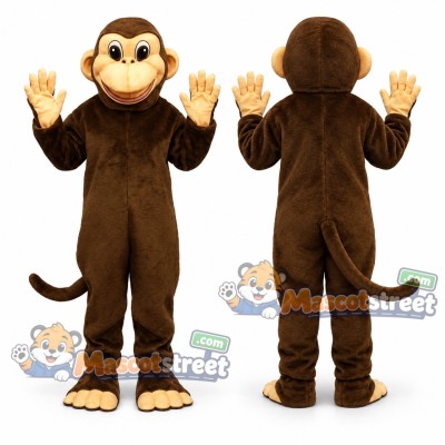 Brown Monkey Mascot Costume