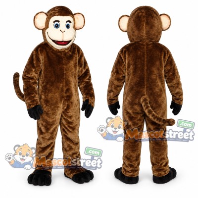 Brown Monkey Mascot Costume