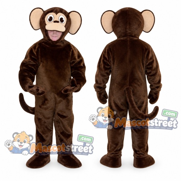 Brown Monkey Mascot Costume