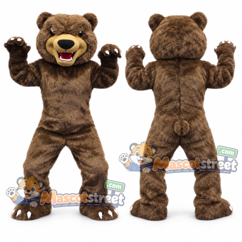 Brown Bear Mascot Costume Brown Bear Mascot Costume