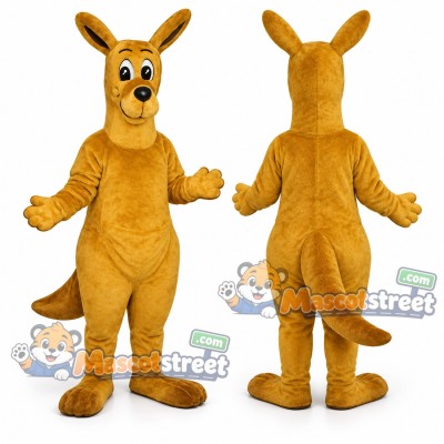 Brown Kangaroo Mascot Costume Brown Kangaroo Mascot Costume