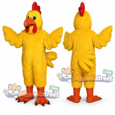 Yellow Chicken Mascot Costume Yellow Chicken Mascot Costume