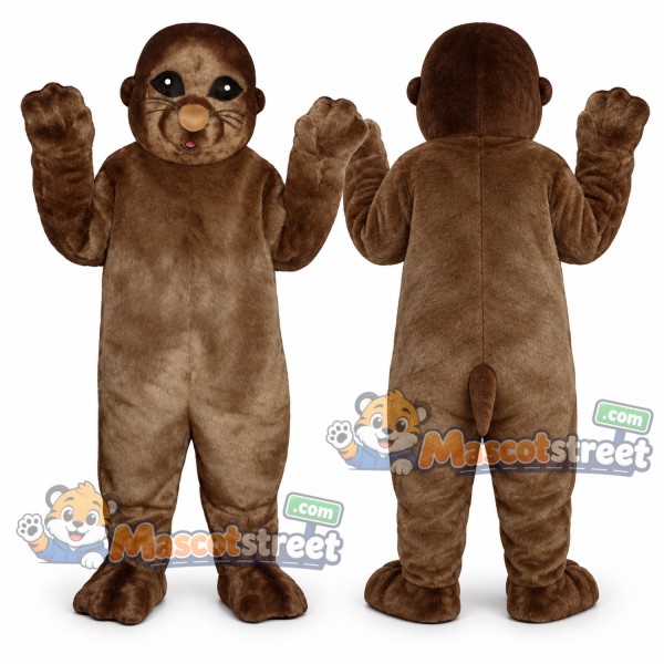 Brown Mole Mascot Costume
