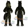 Black Horse Mascot Costume