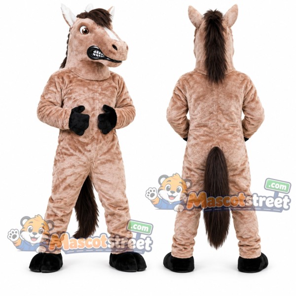 Pink Horse Mascot Costume