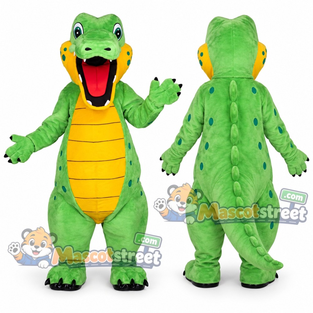Green Crocodile Mascot Costume