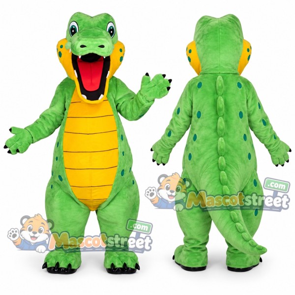 Green Crocodile Mascot Costume