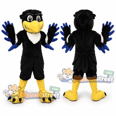Black Hawk Mascot Costume Black Hawk Mascot Costume