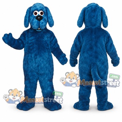 Blue Dog Mascot Costume Blue Dog Mascot Costume