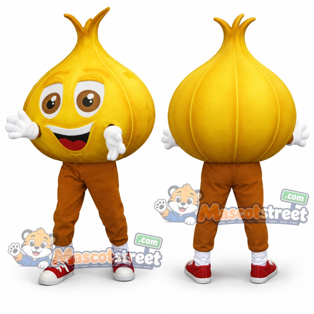 Onion Mascot Costume Onion Mascot Costume