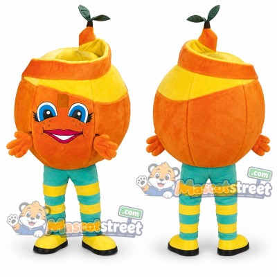 Orange Mascot Costume Orange Mascot Costume