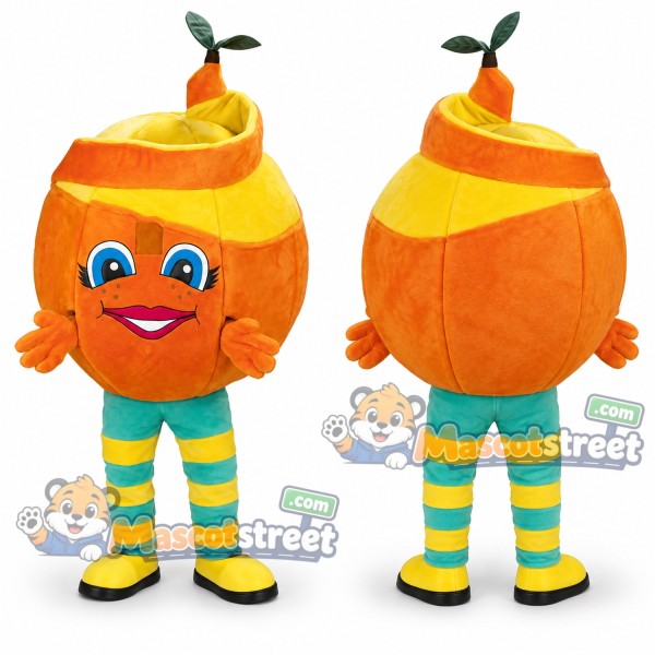 Orange Mascot Costume
