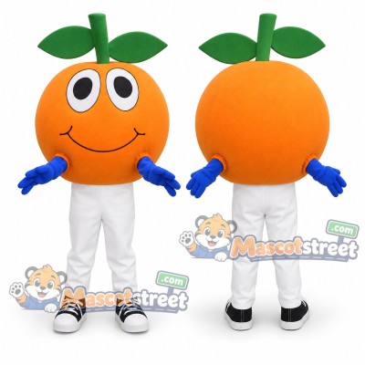 Orange Mascot Costume with White Pants Orange Mascot Costume with White Pants