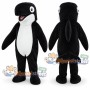 Black and White Orca Mascot Costume