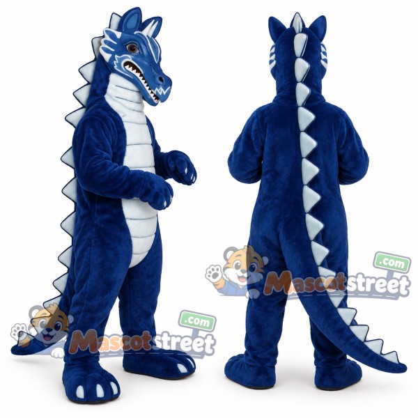 Blue Dragon Mascot Costume