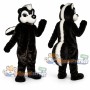 Black and White Skunk Mascot Costume