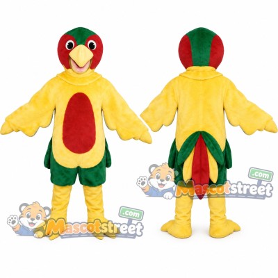 Yellow Parrot Mascot Costume Yellow Parrot Mascot Costume