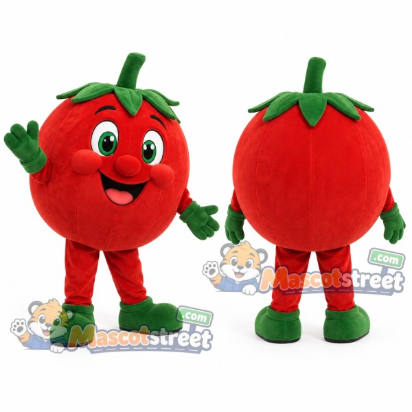 Red Tomato Mascot Costume