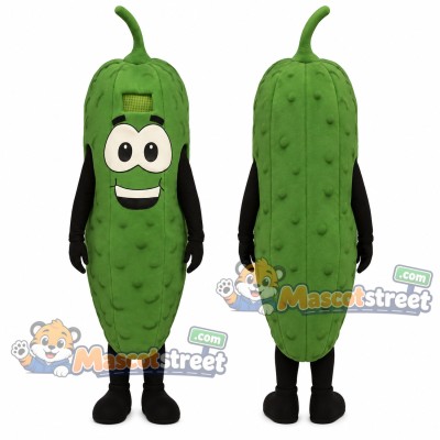 Green Pickle Mascot Costume Green Pickle Mascot Costume