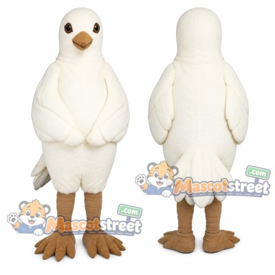 White Pigeon Mascot Costume