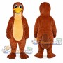 Brown Platypus Mascot Costume