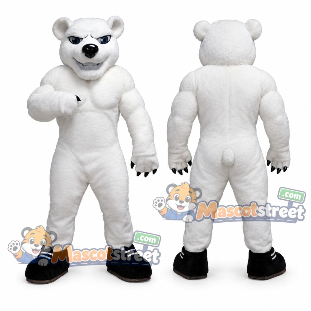 Polar Bear Mascot Costume Polar Bear Mascot Costume