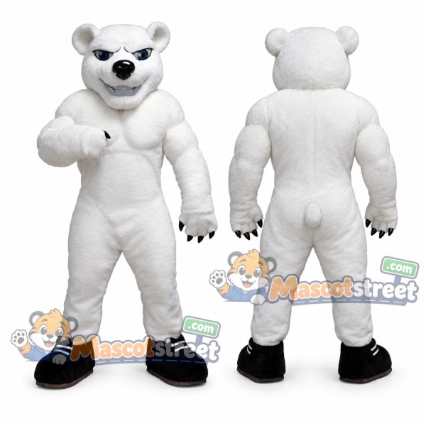 Polar Bear Mascot Costume