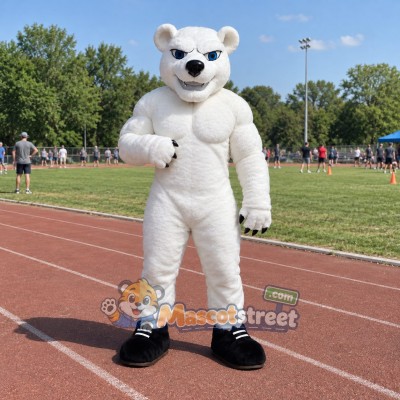 Polar Bear Mascot Costume