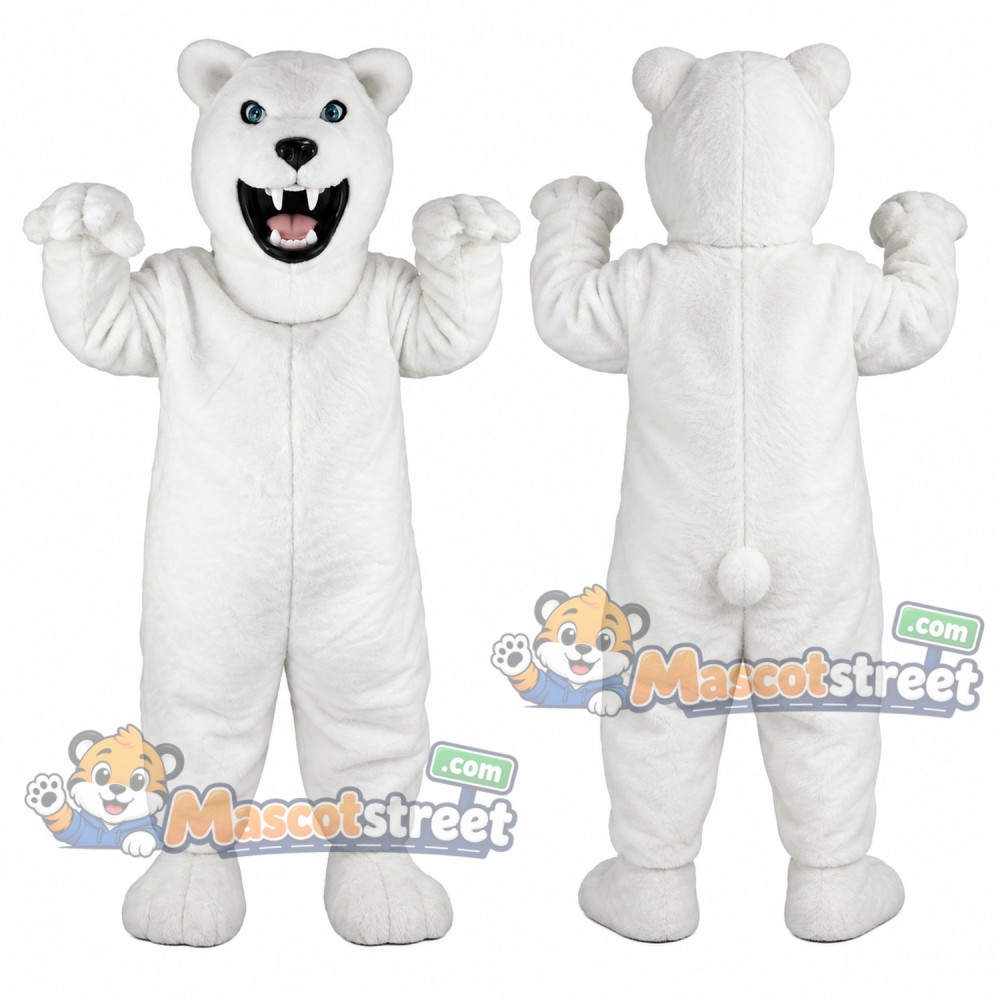 Polar Bear Mascot Costume Polar Bear Mascot Costume