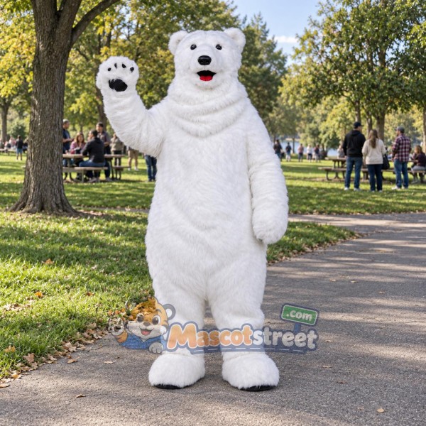 Polar Bear Mascot Costume