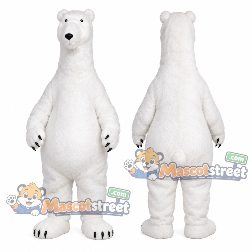 Polar Bear Mascot Costume Polar Bear Mascot Costume