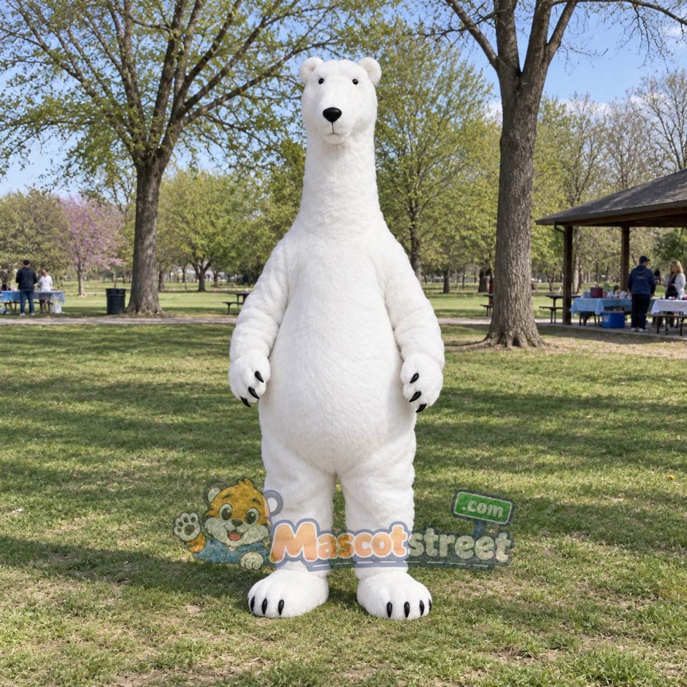 Polar Bear Mascot Costume