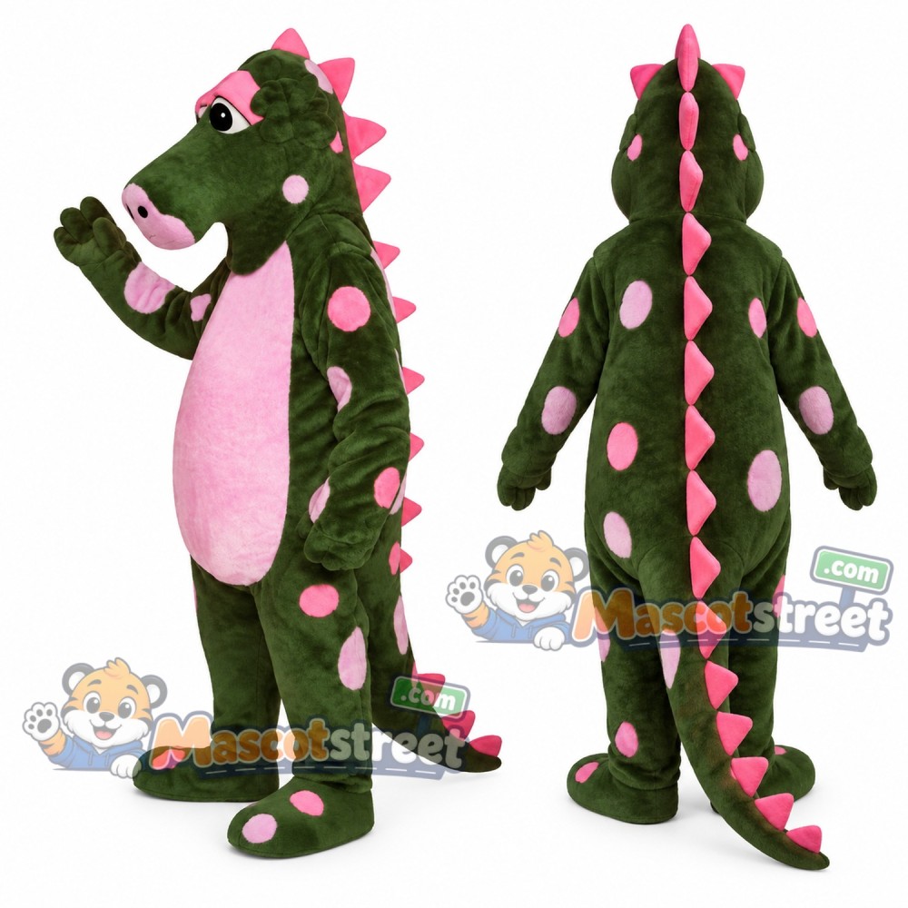 Green Dragon Mascot Costume Green Dragon Mascot Costume