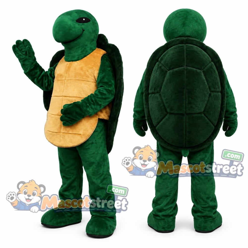 Green Turtle Mascot Costume Green Turtle Mascot Costume