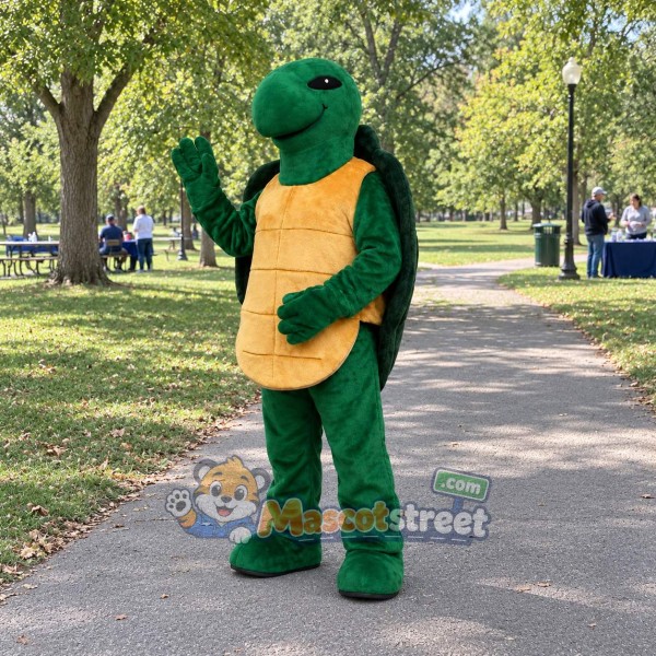 Green Turtle Mascot Costume
