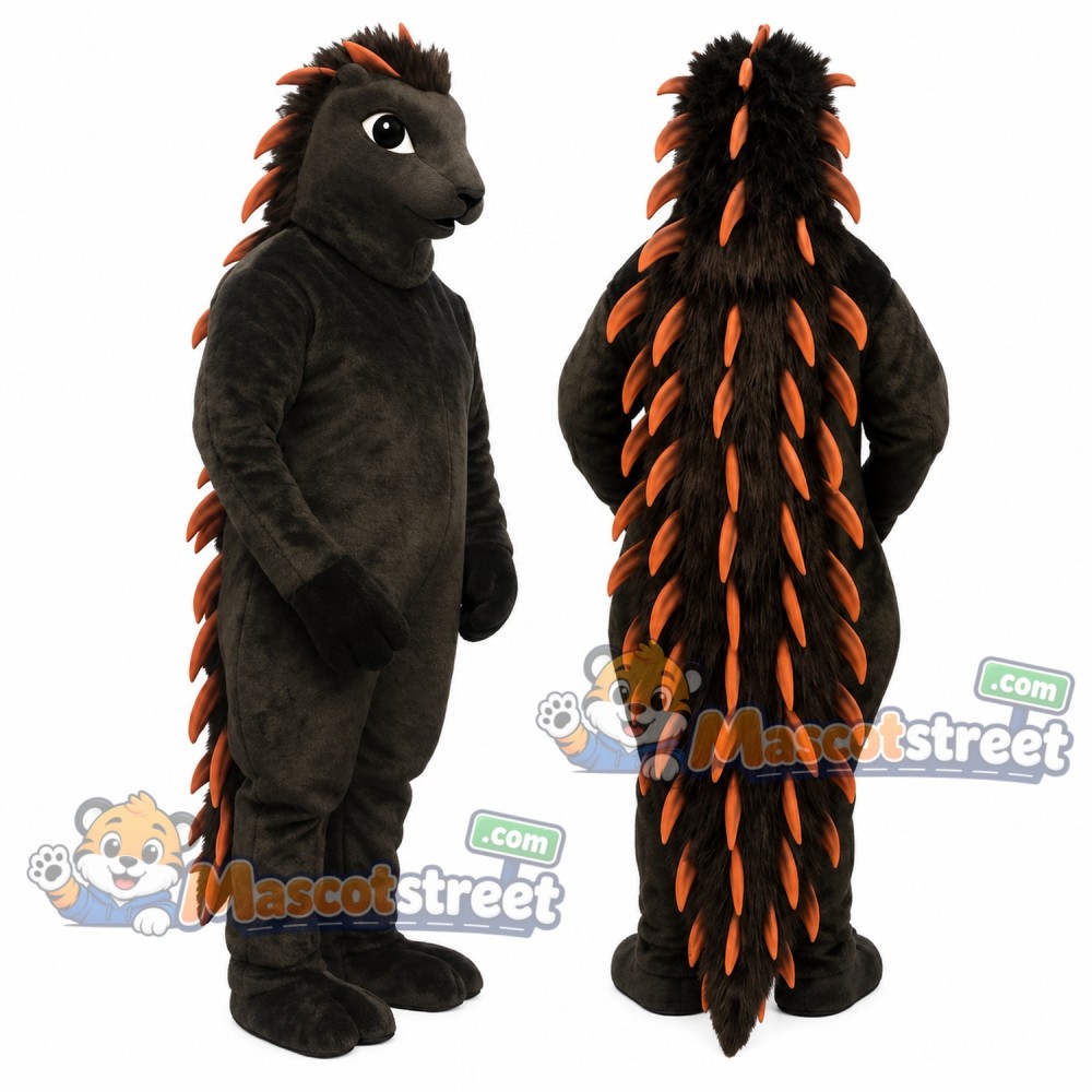 Black Porcupine Mascot Costume