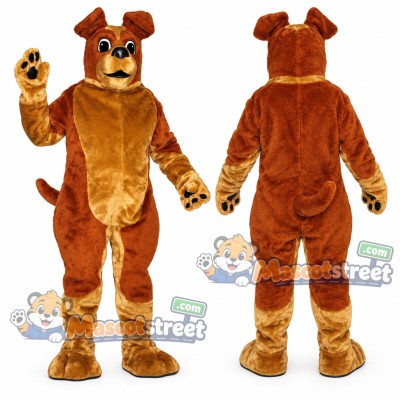 Brown Dog Mascot Costume Brown Dog Mascot Costume