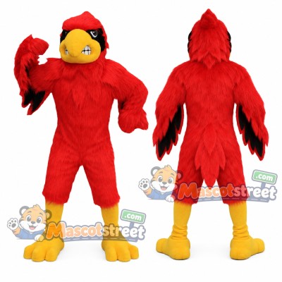 Red Cardinal Mascot Costume Red Cardinal Mascot Costume