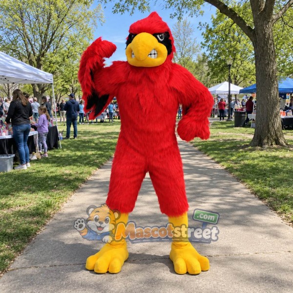 Red Cardinal Mascot Costume