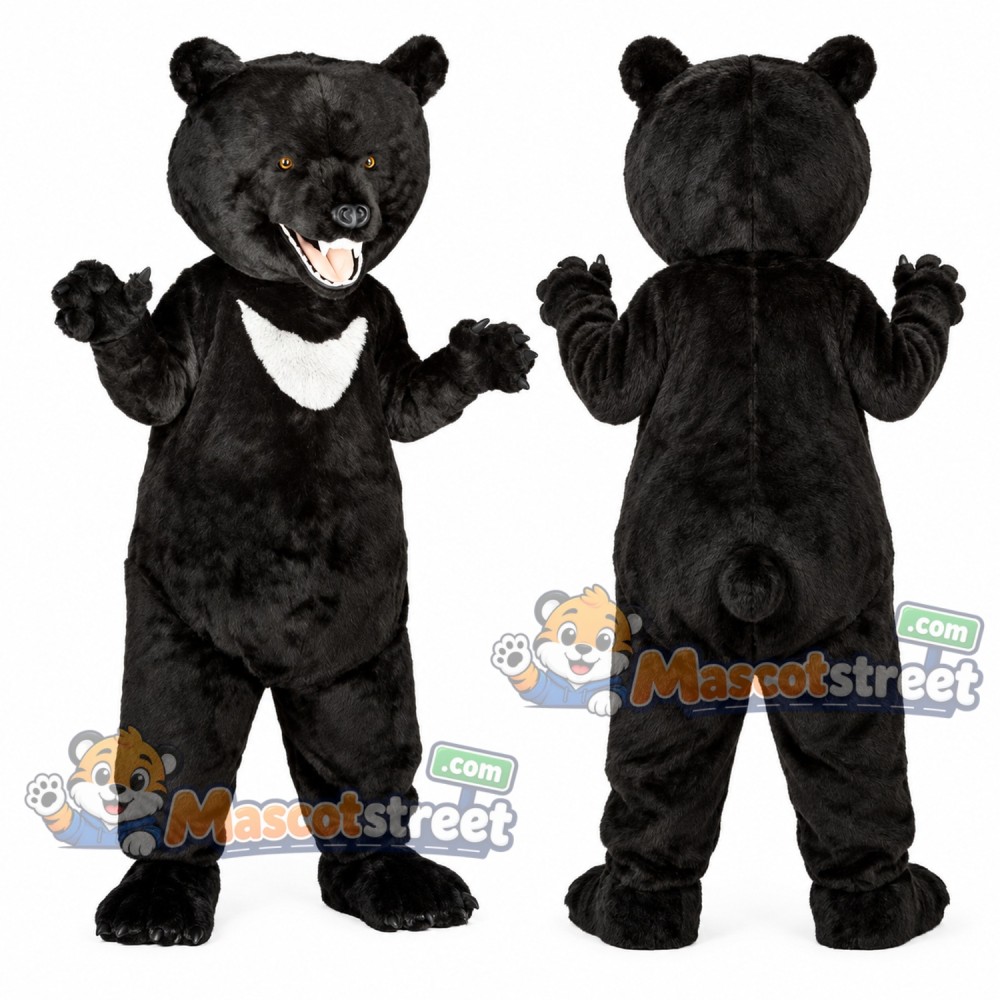 Black Bear Mascot Costume Black Bear Mascot Costume