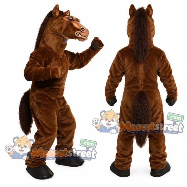 Brown Horse Mascot Costume