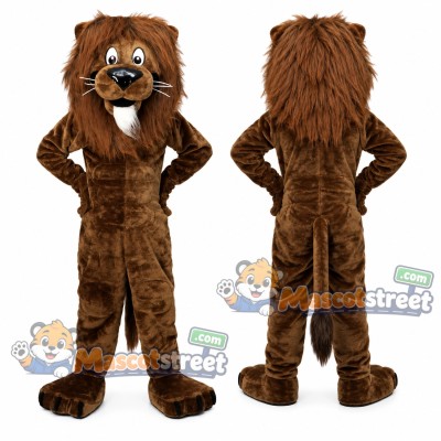 Brown Lion Mascot Costume Brown Lion Mascot Costume