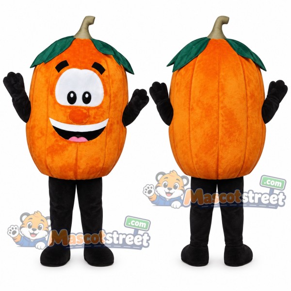 Orange Pumpkin Mascot Costume