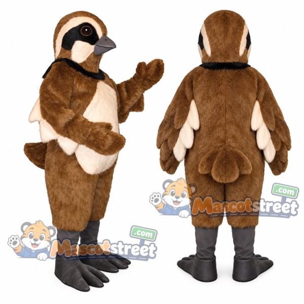 Brown Quail Mascot Costume