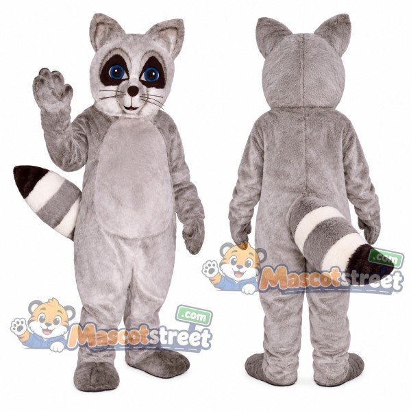 Gray Raccoon Mascot Costume