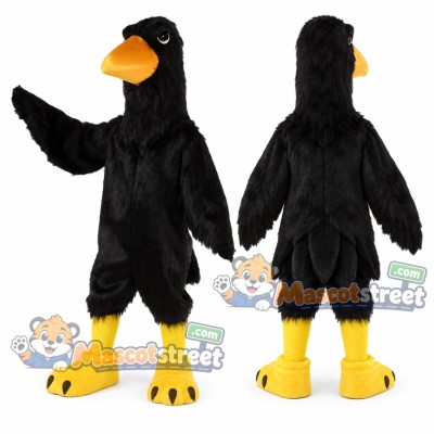 Black Raven Mascot Costume