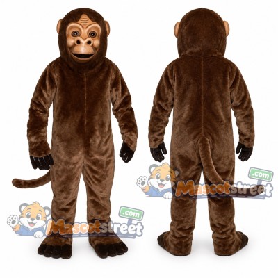 Brown Monkey Mascot Costume