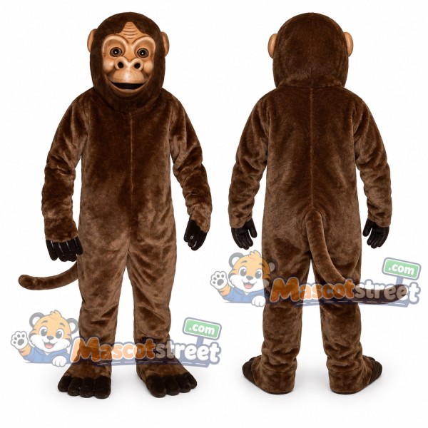 Brown Monkey Mascot Costume