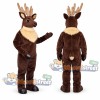 Brown Elk Mascot Costume