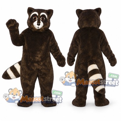 Brown Raccoon Mascot Costume Brown Raccoon Mascot Costume